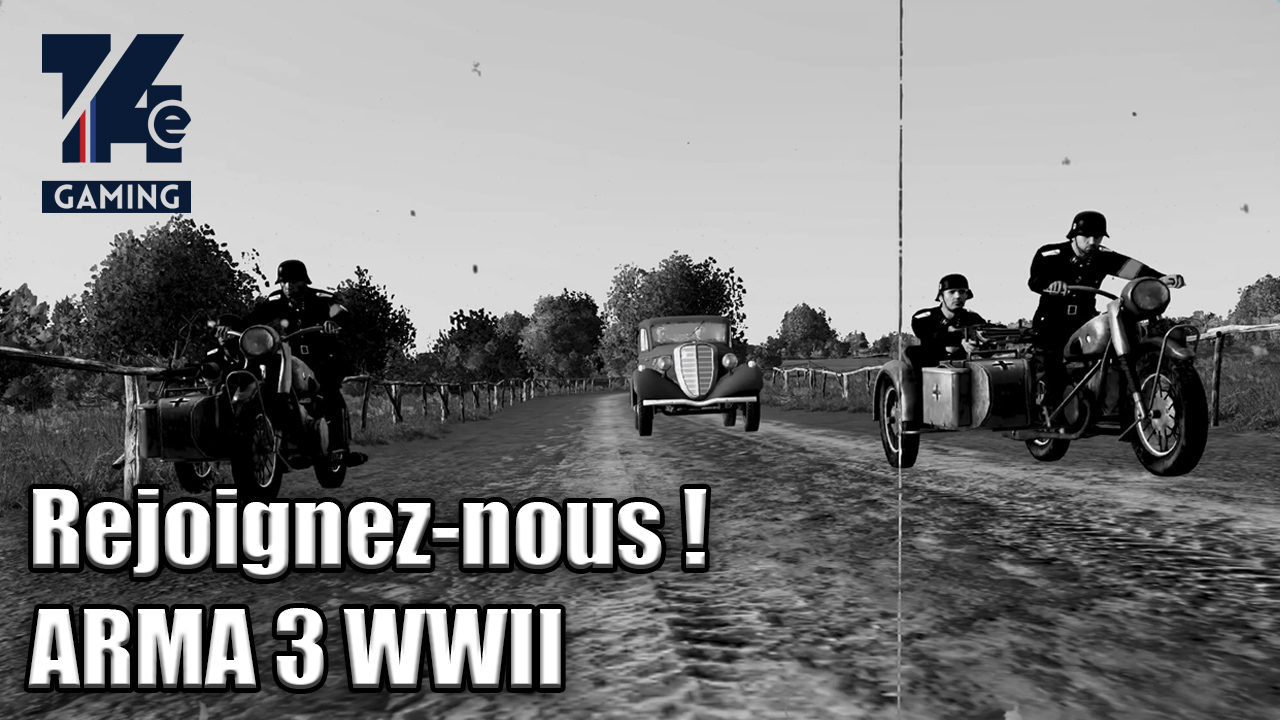 Le 14e lance son serveur persistent sur Arma 3, place à la WW2 !